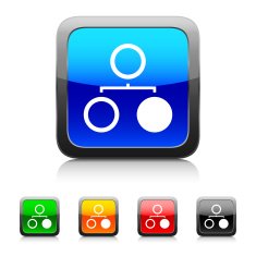 Flowchart icon on color buttons N7