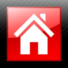 Home icon on a square button N2