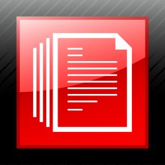 Document icon on a square button N15