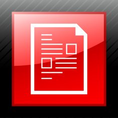 Document icon on a square button N16