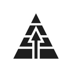 Pyramid icon on a white background N2