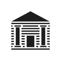 Bank icon on a white background N13