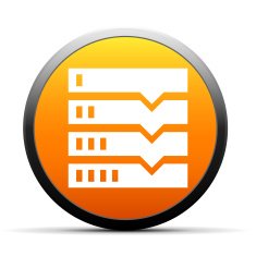 Flowchart icon on a round button N37