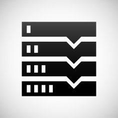 Flowchart icon on a white background N25