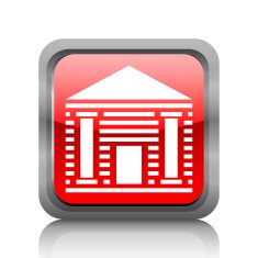 Bank icon on a square button N11