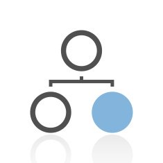 Flowchart icon on a white background N31
