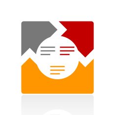 Chevron Chart icon on a white background N20