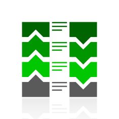 Flowchart icon on a white background N40