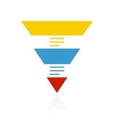 Pyramid icon on a white background N12