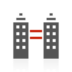 Office Building icon on a white background N15
