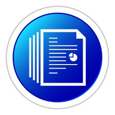 Document icon on a round button N65