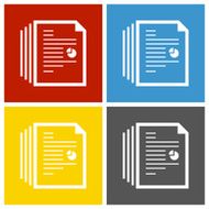 Document icon on square buttons N15