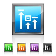 Logistics icon on square buttons N4