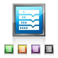 Flowchart icon on square buttons N21