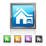 Home icon on square buttons N4