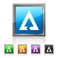 Chevron Chart icon on square buttons N14