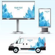 Template outdoor advertising