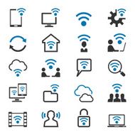 Communication icon set N2