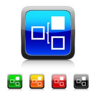Flowchart icon on color buttons N12