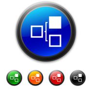 Flowchart icon on round buttons N15