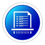 Document icon on a round button N67