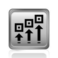 Logistics icon on a square button N6