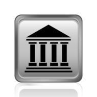 Bank icon on a square button N15