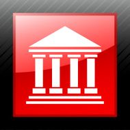 Bank icon on a square button N16