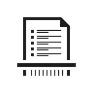 Document icon on a white background N49