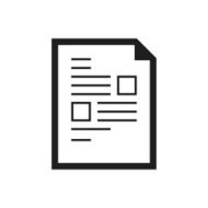 Document icon on a white background N50