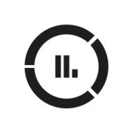Donut Chart icon on a white background N15