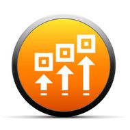 Logistics icon on a round button N14