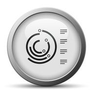 Radial Bar Chart icon on a silver button N2