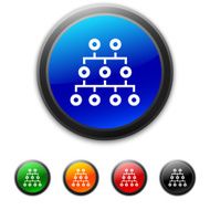 Organization Chart icon on round buttons