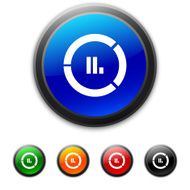 Donut Chart icon on round buttons N6