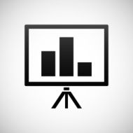 Presentation icon on a white background N2