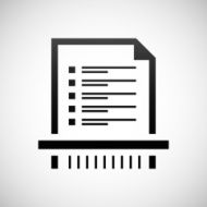 Document icon on a white background N51