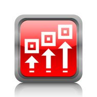 Logistics icon on a square button N8
