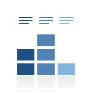 Bar Graph icon on a white background N51