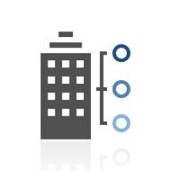 Office Building icon on a white background N18