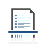 Document icon on a white background N53