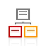 Flowchart icon on a white background N57