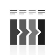 Flowchart icon on a white background N59