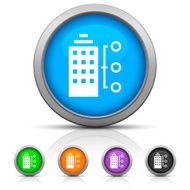 Office Building icon on round buttons N6