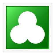 Venn Diagram icon on a square button N8
