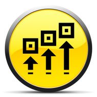 Logistics icon on a round button N19