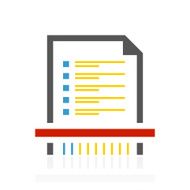 Document icon on a white background N61