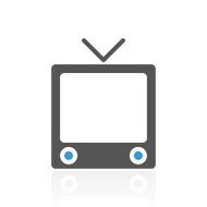 Television Set icon on a white background N14