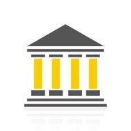 Bank icon on a white background N26