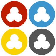 Venn Diagram icon on circle buttons N3